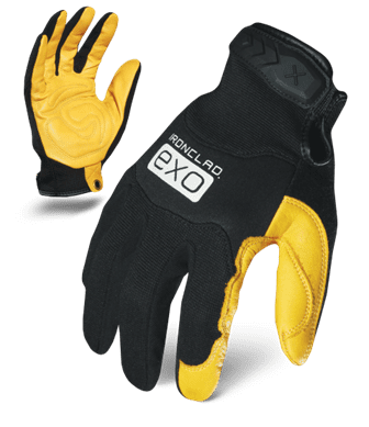 IRONCLAD GLOVE EXO PRO GOLD GOAT LEATHER L